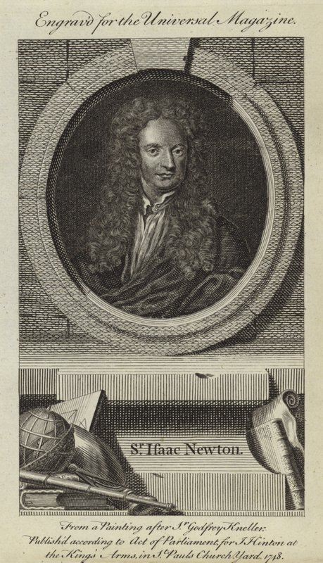 Sir Isaac Newton autorstwa Godfrey Kneller