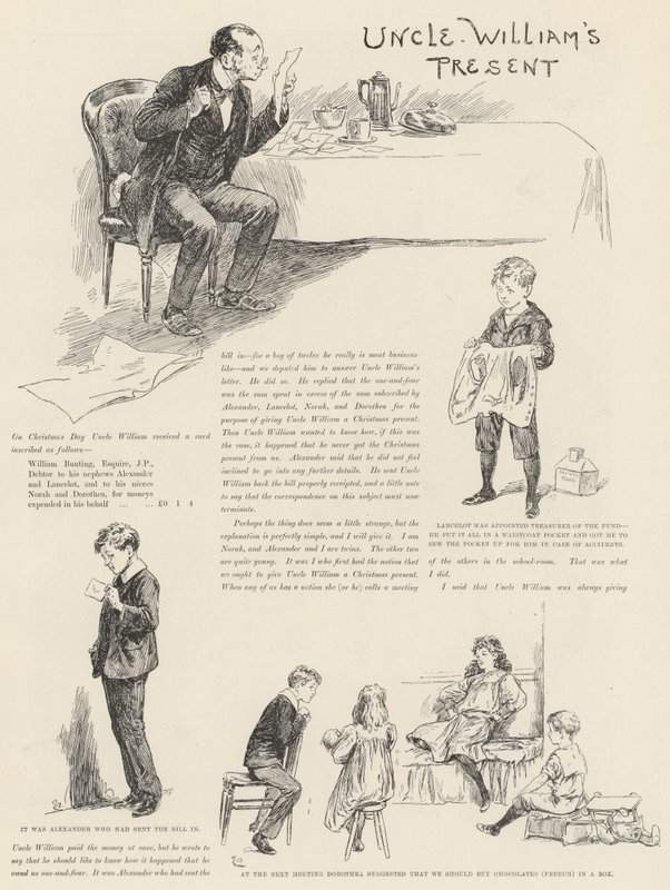 Prezent od wujka Williama, autor: Barry Pain autorstwa Gordon Frederick Browne