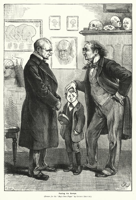 Czując jego guzy (grawerunek) autorstwa Gordon Frederick (after) Browne