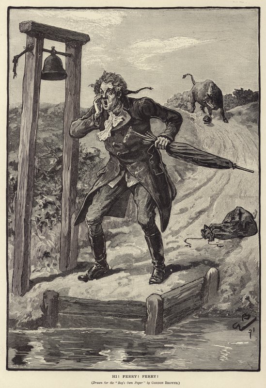Cześć! Prom! Prom! (rytownictwo) autorstwa Gordon Frederick (after) Browne