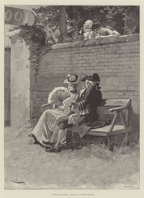 Ściany mają uszy autorstwa Gordon Frederick Browne