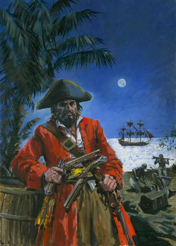 Kapitan Kidd autorstwa Graham Coton