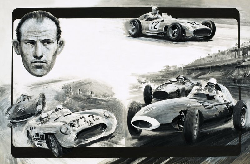 Stirling Moss autorstwa Graham Coton