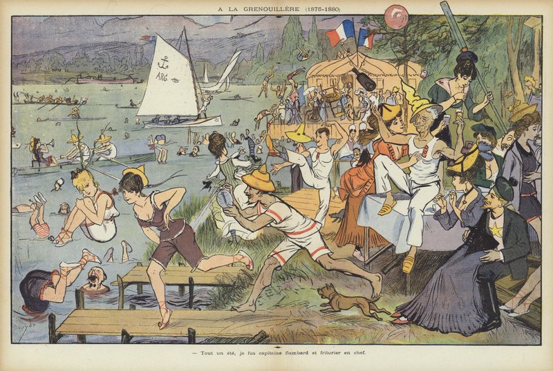 Ilustracja do Le Rire autorstwa Guillaume Le Barrois dOrgeval