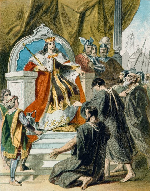 Więźniowie przed Emmanuelem autorstwa Gustav Bartsch