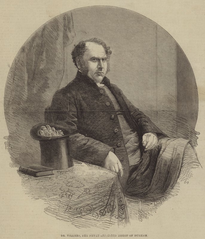 Dr Villiers, nowo mianowany biskup Durham autorstwa Gustave Janet