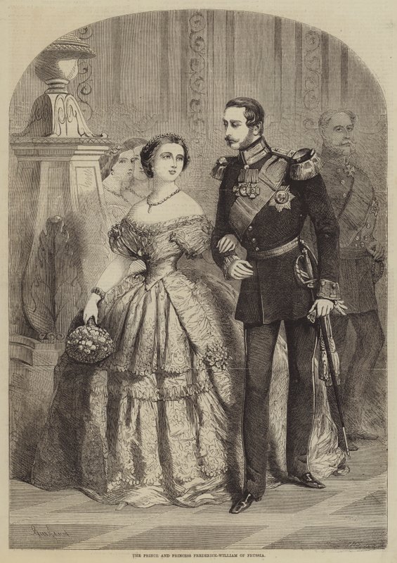 Książę i księżna Fryderyk-William Prus autorstwa Gustave Janet