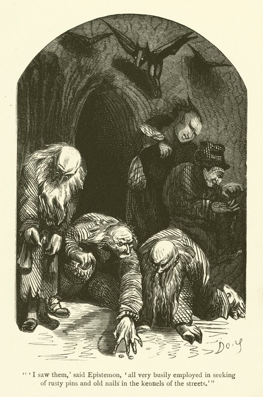 Ilustracja do dzieł Rabelais autorstwa Gustave after Dore