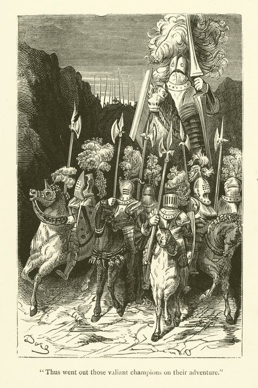 Ilustracja do dzieł Rabelais autorstwa Gustave after Dore