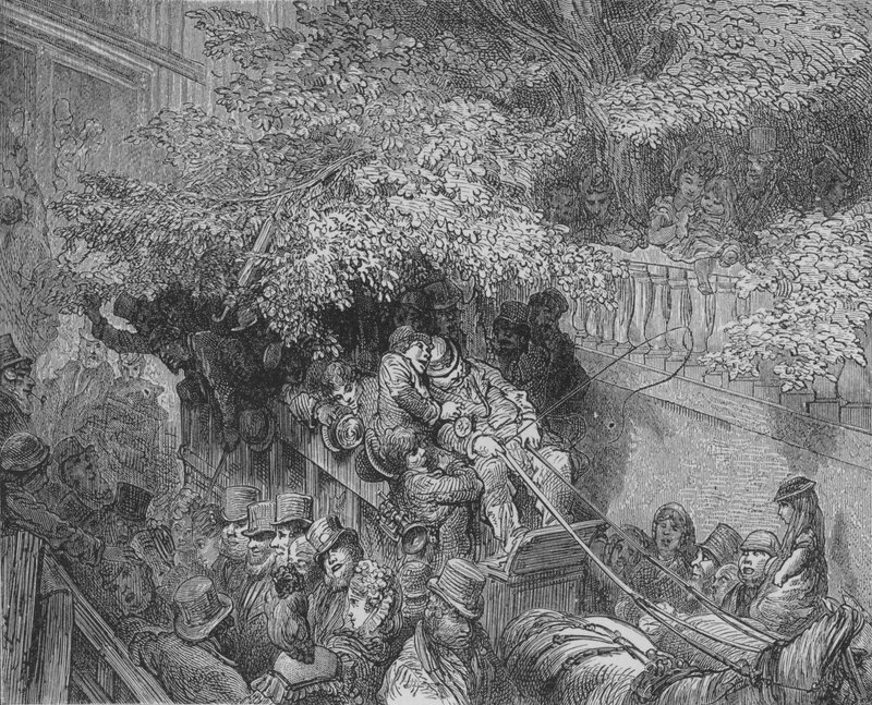 John Bull po wypiciu! autorstwa Gustave after Dore