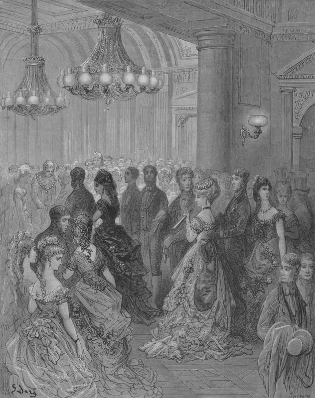 Rezydencja, Au Bal autorstwa Gustave after Dore