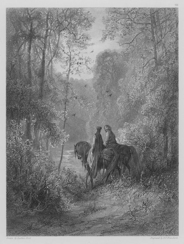 Świt miłości autorstwa Gustave after Dore