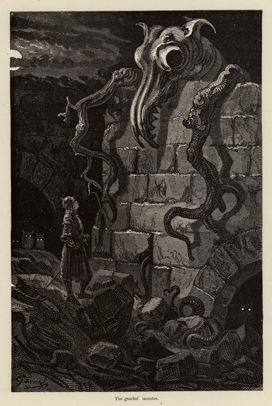 Sękaty potwór autorstwa Gustave after Dore