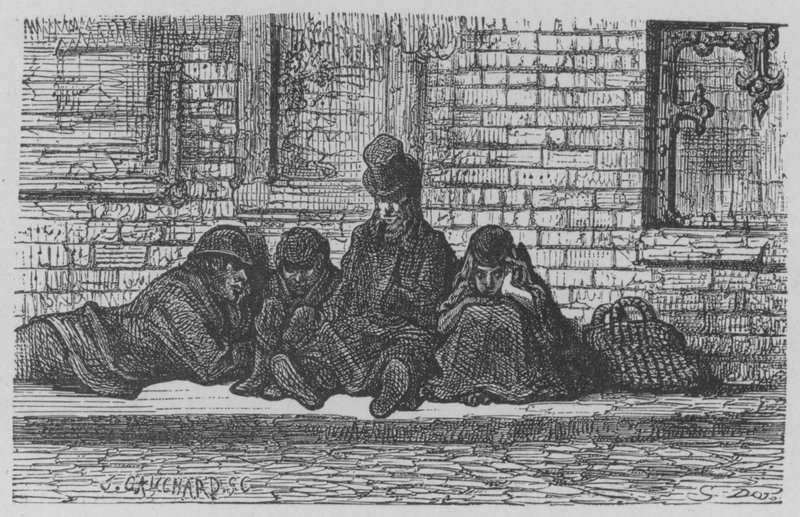 Rodzina autorstwa Gustave after Dore
