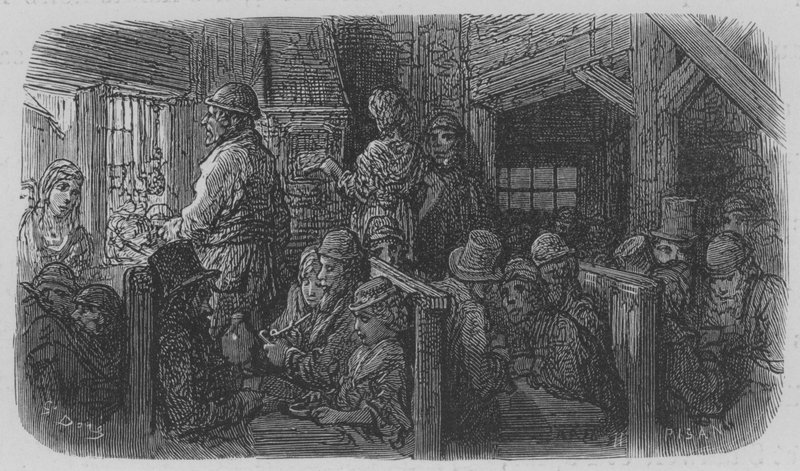 Tawerna autorstwa Gustave after Dore