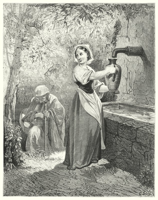 Opłaty; Wróżki (grawerowanie) autorstwa Gustave Dore