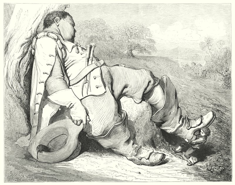 Tomcio Paluch; Hop-O"-Mój-Kciuk autorstwa Gustave Dore