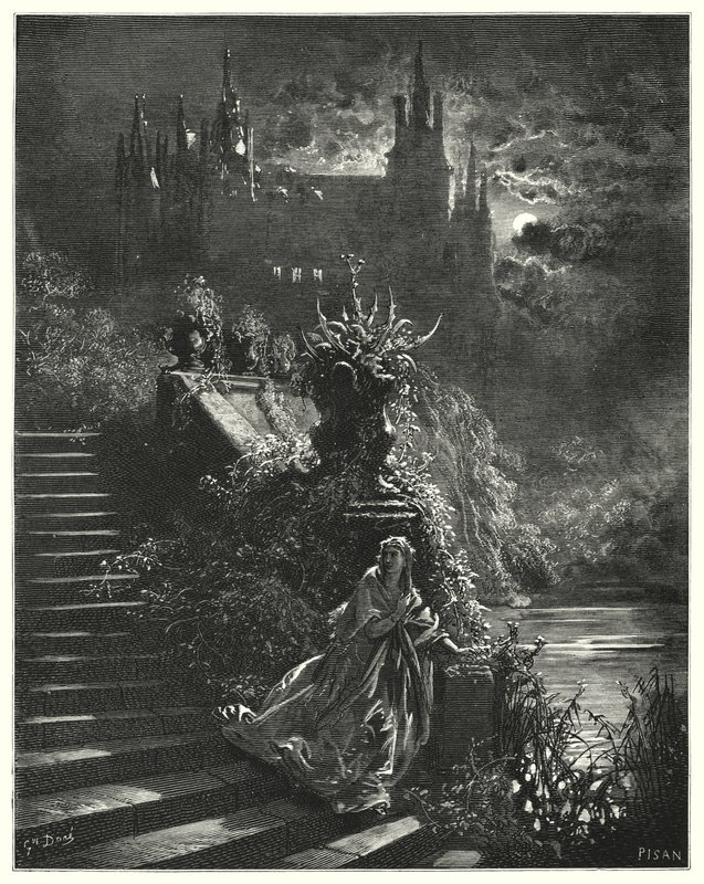 Skóra osła; Skóra osła (grawerowanie) autorstwa Gustave Dore