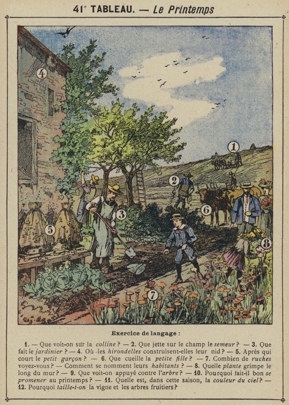 Wiosna (kolor lito) autorstwa Gustave Fraipont