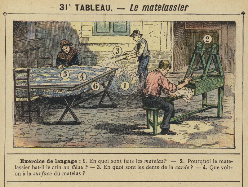 Matelasier (kolor lito) autorstwa Gustave Fraipont