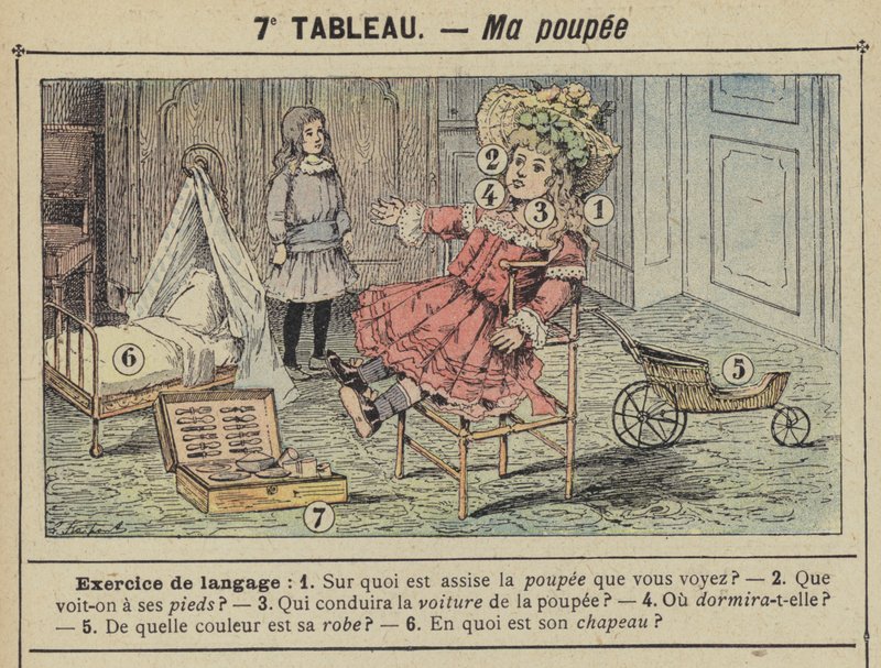 Moja lalka (kolor lito) autorstwa Gustave Fraipont