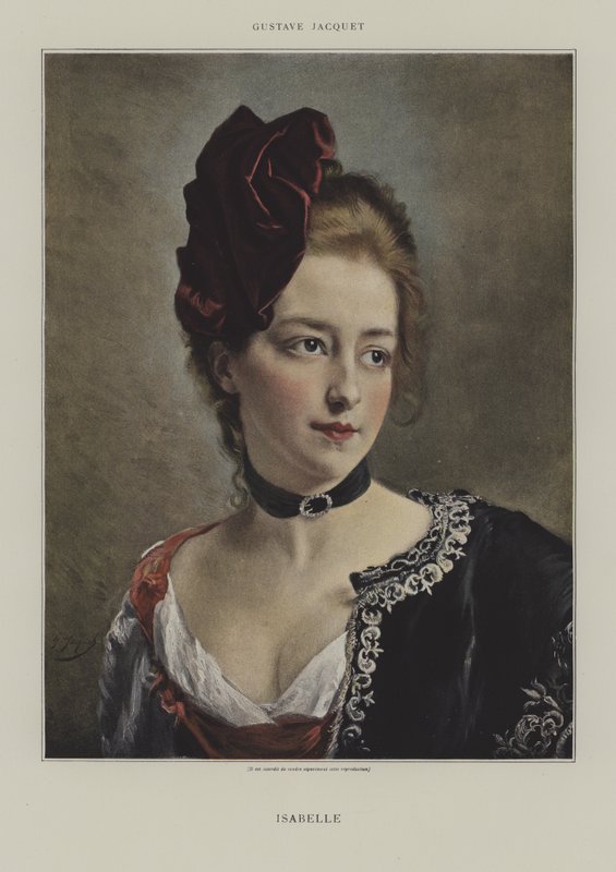 Izabela autorstwa Gustave Jacquet