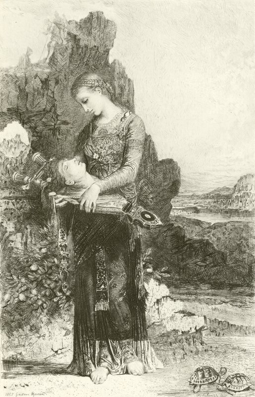 Orfeusz (rycina) autorstwa Gustave Moreau