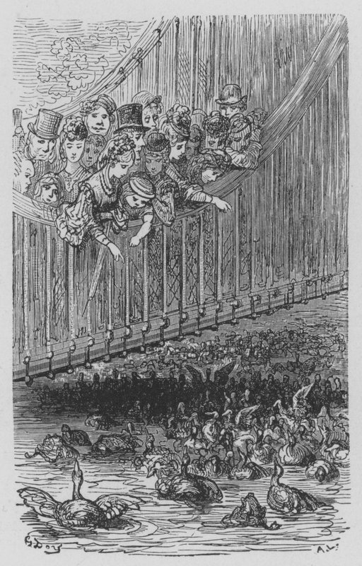 Hyde-Park, La Serpentine autorstwa Gustave after Dore
