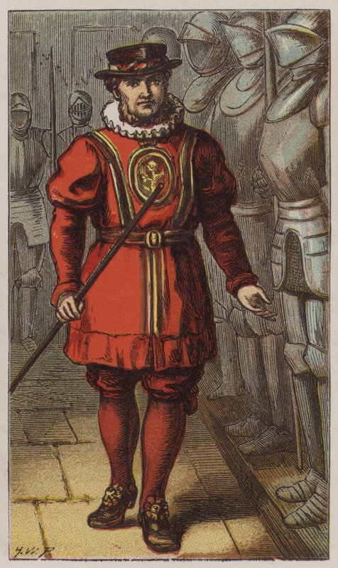 Beefeater (kolor lito) autorstwa H.W. (after) Petherick