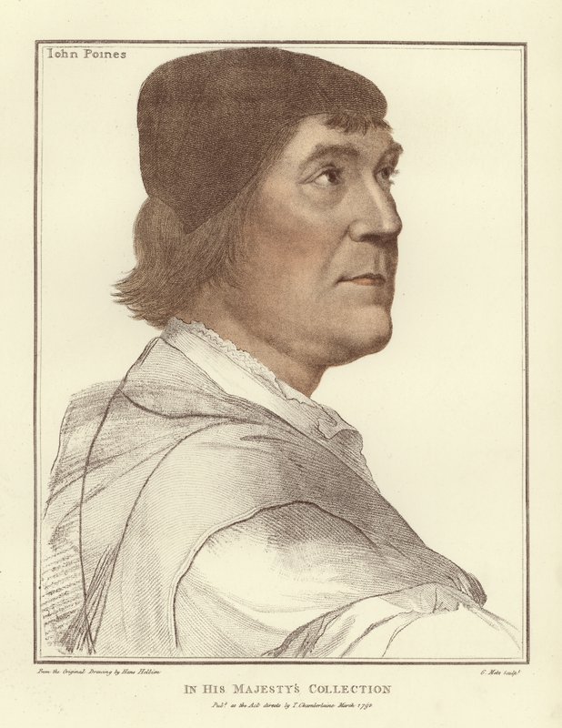 John Poines (akwatinta) autorstwa Hans Holbein der Jüngere