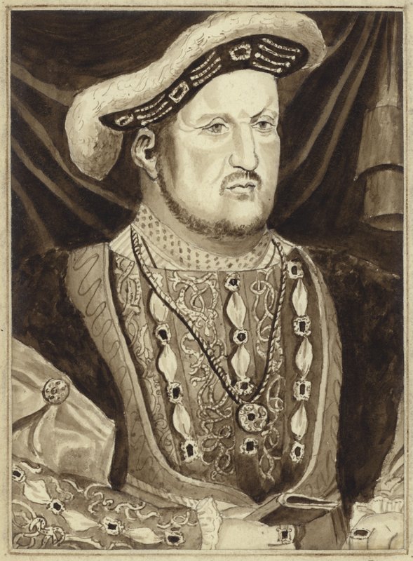 Król Anglii Henryk VIII autorstwa Hans Holbein der Jüngere