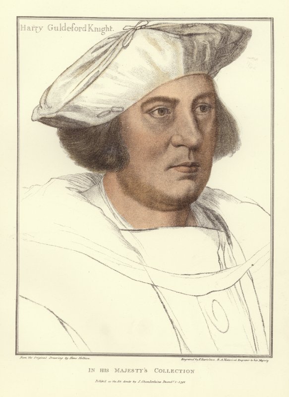 Sir Henry Guildford (akwatinta) autorstwa Hans Holbein der Jüngere