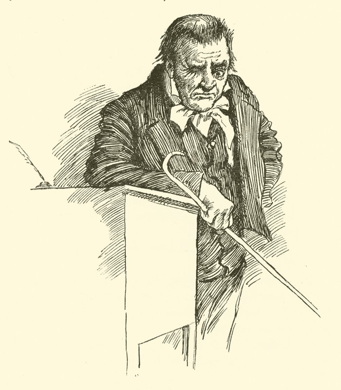 Pan Squeers autorstwa Harold Copping