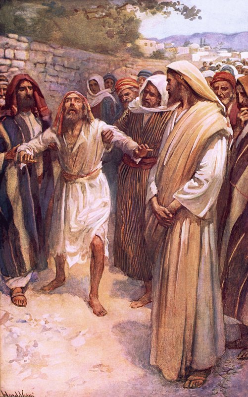Bartymeusz autorstwa Harold Copping