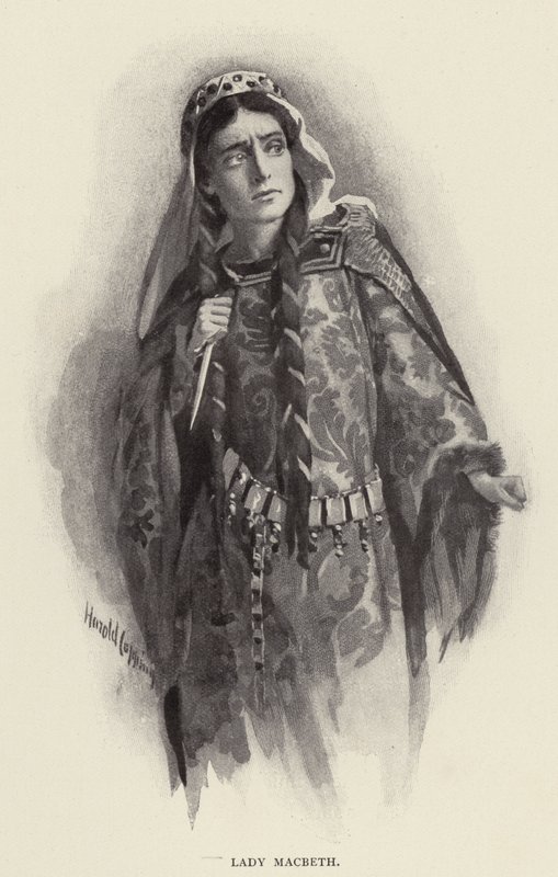 Lady Makbet autorstwa Harold Copping
