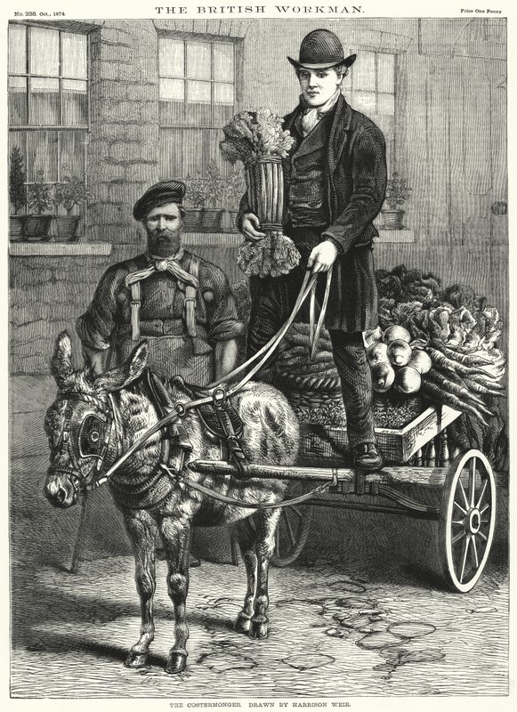 Costermonger autorstwa Harrison William Weir