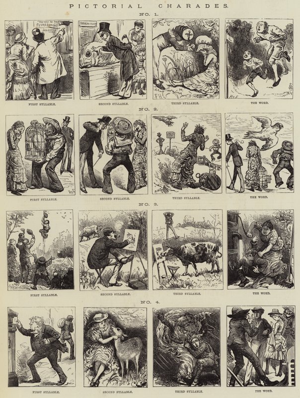 Obrazkowe szarady autorstwa Harry Furniss