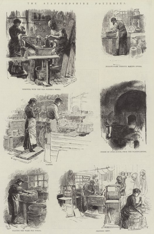 Garncarstwo Staffordshire autorstwa Harry Furniss