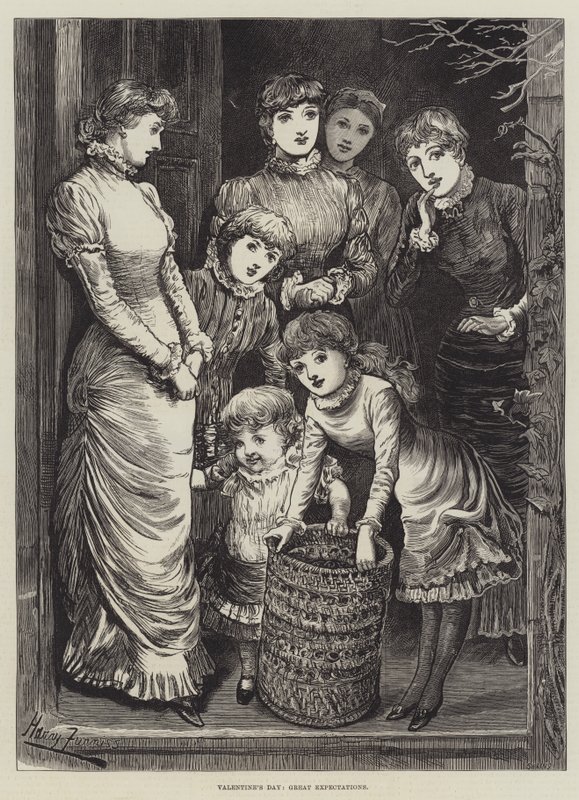 Walentynki, Wielkie Oczekiwania autorstwa Harry Furniss