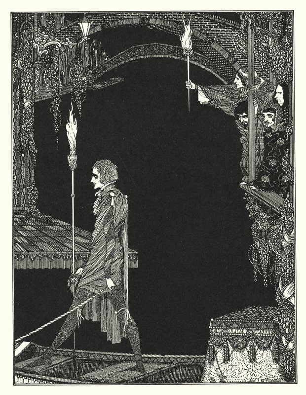 Edgar Allan Poe: The Assignation (litografia) autorstwa Harry Clarke
