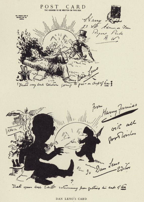 Karta Dana Lenosa autorstwa Harry Furniss