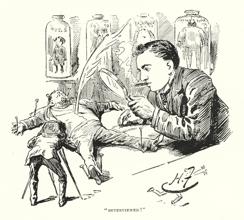 „Wywiad!” (lito) autorstwa Harry Furniss