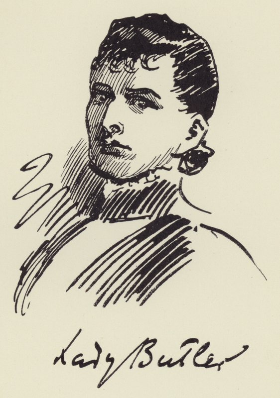 Lady Butler autorstwa Harry Furniss