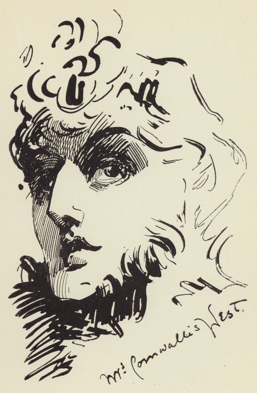 Pani Cornwallis Zachód autorstwa Harry Furniss