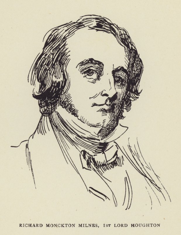 Richard Monckton Milnes, 1. Lord Houghton autorstwa Harry Furniss