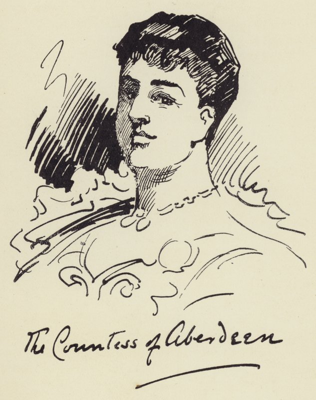Hrabina Aberdeen autorstwa Harry Furniss