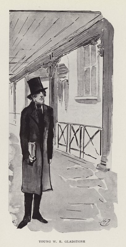 Młody WE Gladstone autorstwa Harry Furniss