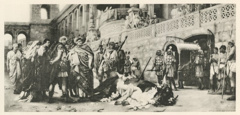 Christian Dirce (członkowie) autorstwa Hendrik (after) Siemiradzki
