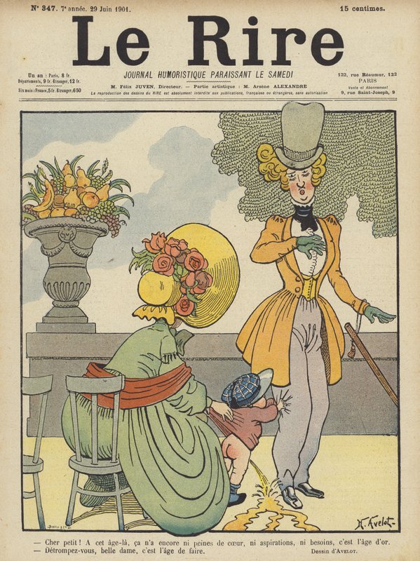 Ilustracja do Le Rire autorstwa Henri Avelot