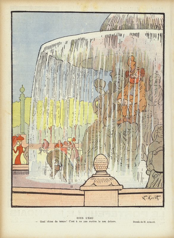Ilustracja do Le Rire autorstwa Henri Avelot